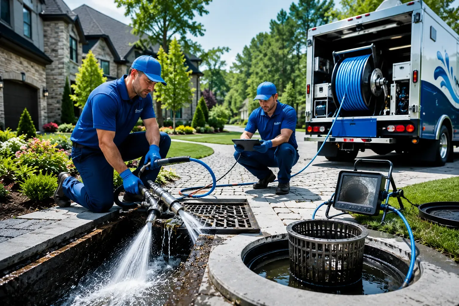 Local outdoor drain cleaning professionals in Neenah, WI