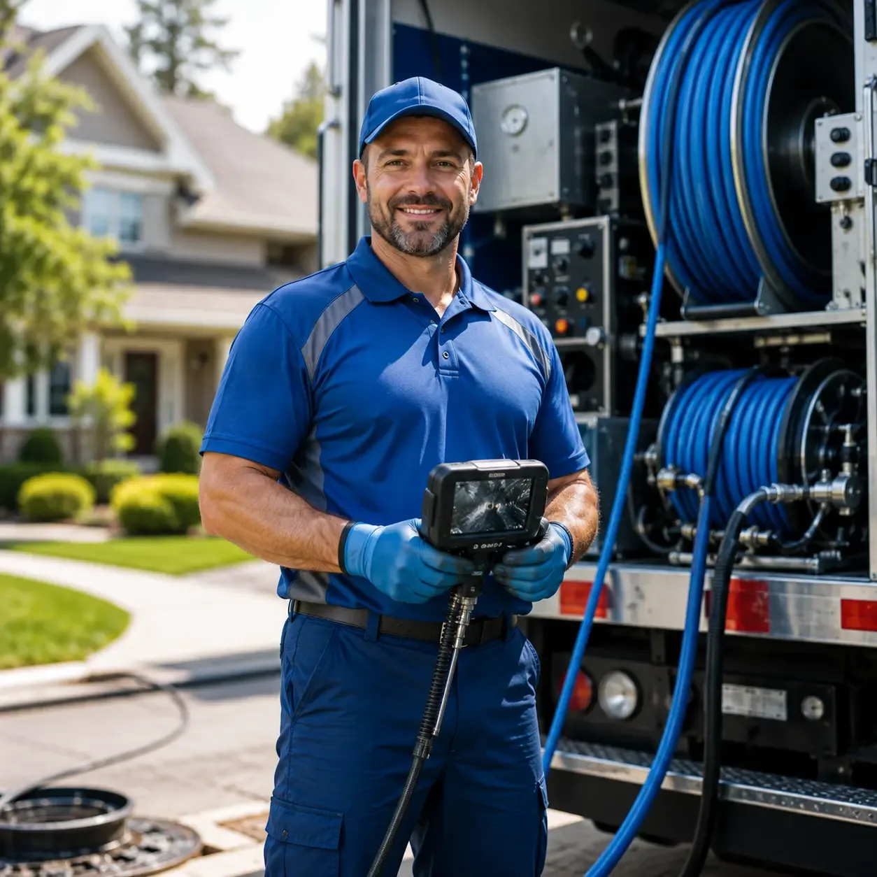 Local outdoor drain cleaning specialists in Neenah, WI